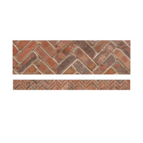Eureka Curiosity Garden Brick Extra Wide Deco Trim EU-846337