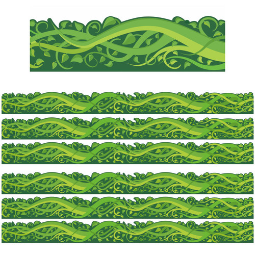 Eureka Once Upon A Dream Vines Extra Wide Die-Cut Deco Trim, 37 Feet Per Pack, 6 Packs EU-846354-6