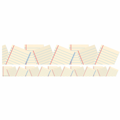 Eureka Notebook Paper Extra Wide Deco Trim, 37 Feet EU-846363