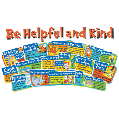 Eureka Dr. Seuss Be Kind And Helpful Bulletin Board Sets EU-847040
