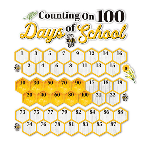 Eureka The Hive 100 Days Mini Bulletin Board Set EU-847811
