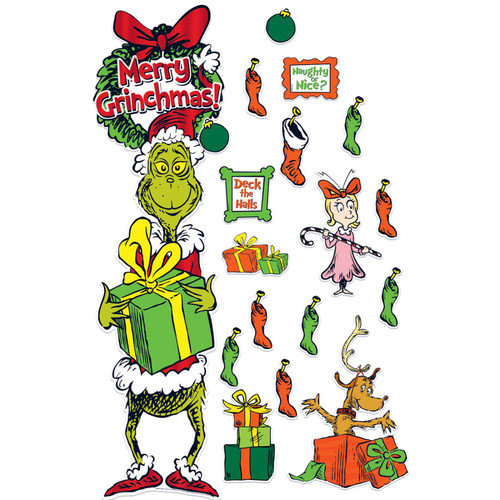 Eureka Dr. Seuss The Grinch All-In-One Door Decor Kit EU-849331