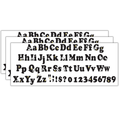 Eureka Peanuts Deco Letters, 210 Per Pack, 3 Packs EU-850024-3