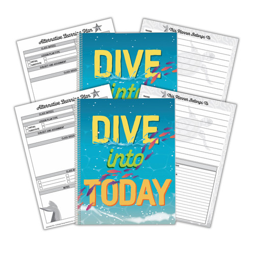 Eureka Seas The Day Lesson Plan & Record Books, Pack Of 2 EU-866456-2