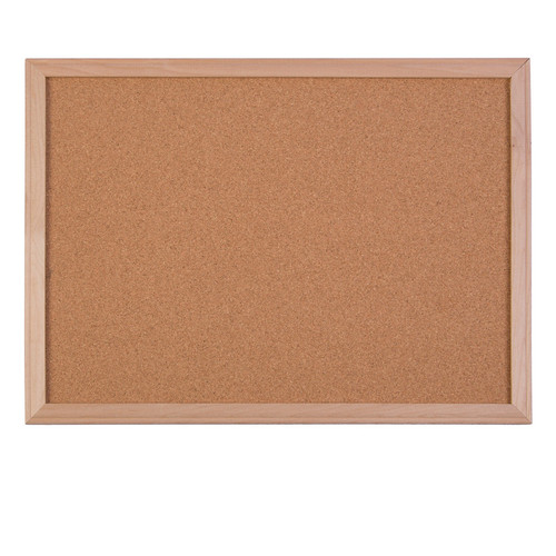 Crestline Wood Framed Cork Board, 24" X 36" FLP10300
