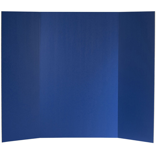 Flipside Corrugated Project Board, 1-Ply, 36" X 48", Blue, Box Of 24 FLP30065