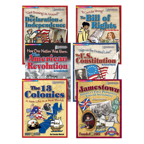 Gallopade 18Th Century Us History 6 Book Series GALAMP18CENK