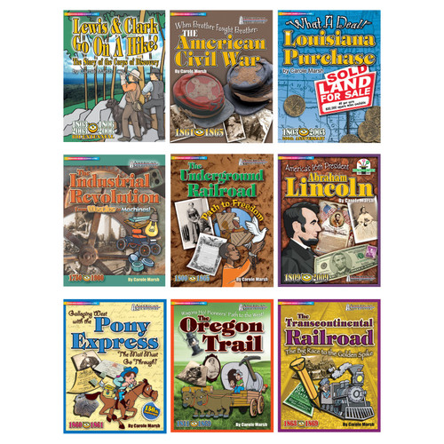 Gallopade 19Th Century Us History 9 Book Series GALAMP19CENK