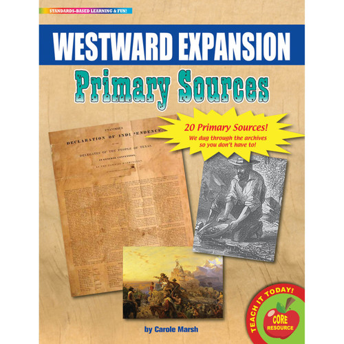 Gallopade Primary Sources, Westward Expansion Movement GALPSPWES