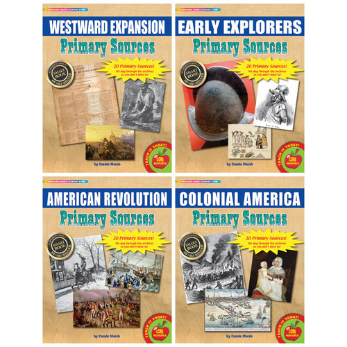 Gallopade Early American History Primary Sources Set, 4 Packs GALPSSEARKS