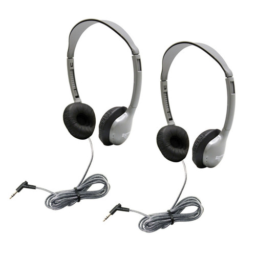 Hamiltonbuhl Schoolmate Personal Stereo Headphone With Leatherette Cushions, Pack Of 2 HECMS2L-2