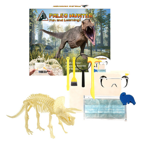 Hamiltonbuhl Paleo Hunter Dig Kit For Steam Education - Triceratops Rex HECPHTRT