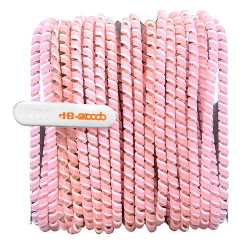 Hamiltonbuhl Skooob Tangle Free Earbud Covers - Light Pink/White HECSKBPNKW