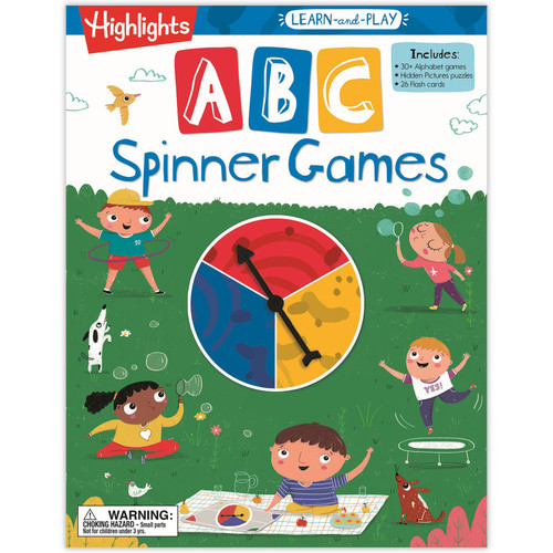 Highlights Learn-And-Play Abc Spinner Games HFC9781644728321