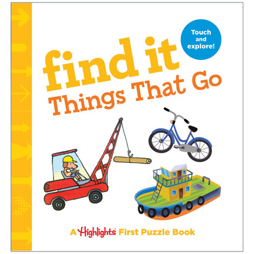Highlights Find It Things That Go Board Book HFC9781684372546
