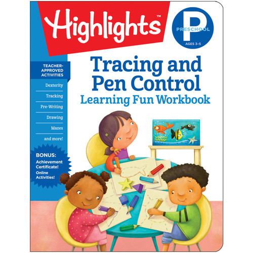 Highlights Learning Fun Workbooks, Preschool Tracing And Pen Control HFC9781684372812