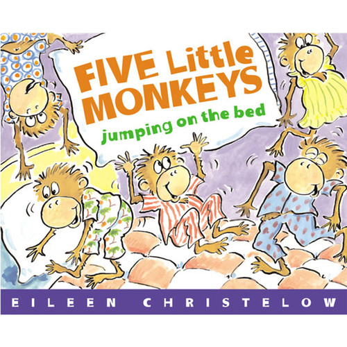 Houghton Five Little Monkeys Jumping On The Bed Book HO-395557011