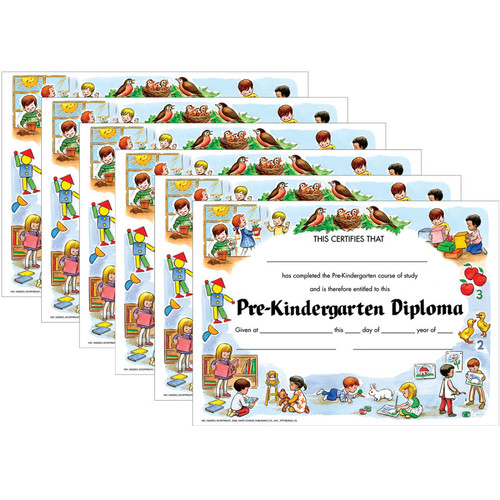 Hayes Pre-Kindergarten Diploma, 30 Per Pack, 6 Packs H-VA200CL-6