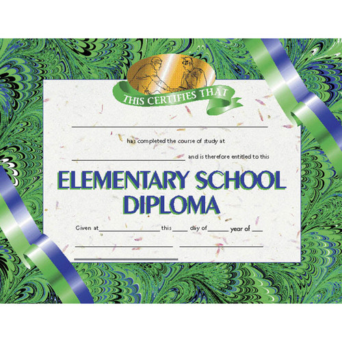 Hayes Elementary School Diploma, 8.5" X 11", Pack Of 30 H-VA522