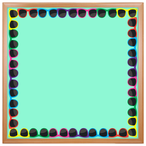 Hygloss Sunglasses Die-Cut Border, 12 Strips/36 Feet HYG33673