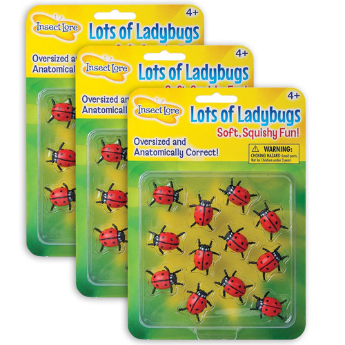 Insect Lots Of Ladybugs, 12 Per Pack, 3 Packs ILP4850-3
