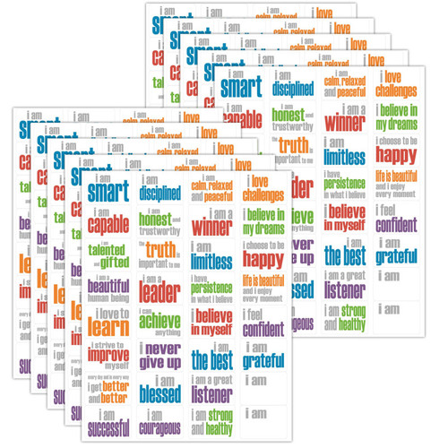 Inspired Say It! Think It! Live It! Incentive Stickers, Pack Of 320 ISM523320S