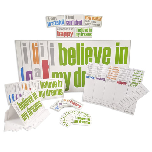 Inspired Confidence Ultra Booster Set, Posters, Magnets, Notes, Page Keepers, Note Cards, 150 Pieces ISM52356UBS