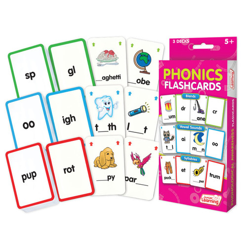 Junior Phonics Flashcards JRL203