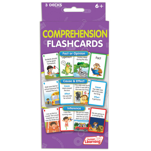 Junior Comprehension Flash Cards JRL217