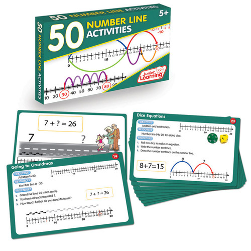 Junior 50 Number Line Activities JRL325