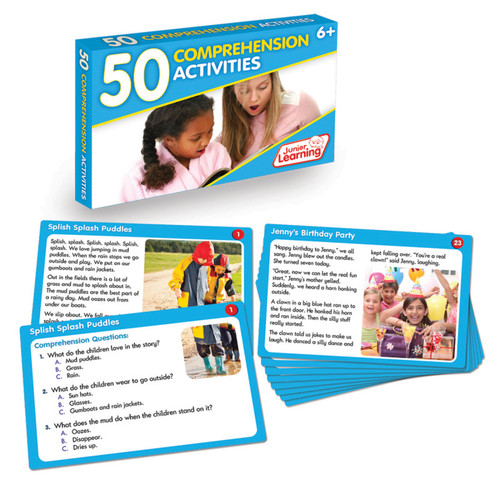 Junior Language Arts Activity Cards, Comprehension JRL355