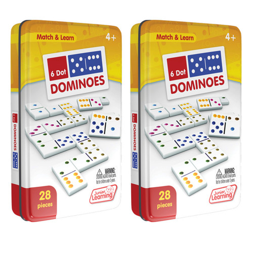 Junior Dot Dominoes, 2 Sets JRL484-2