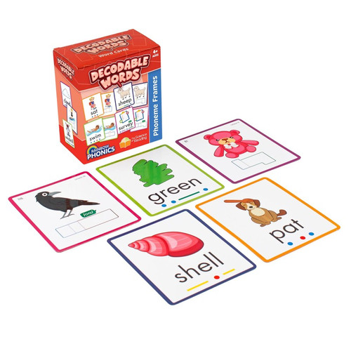 Junior Rainbow Phonics Decodable Word Cards JRLRP105