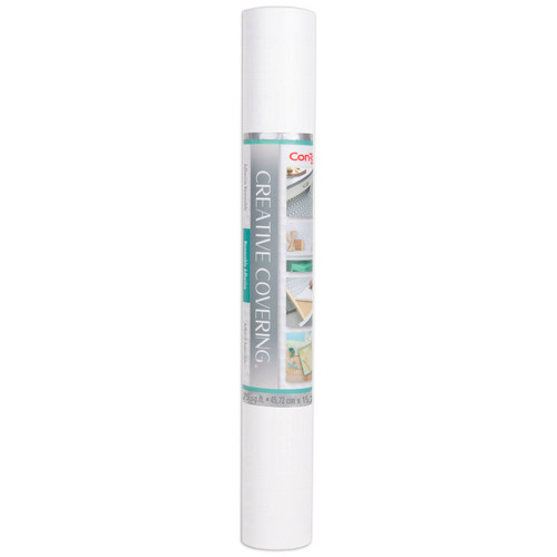 Con-Tact Creative Covering Adhesive Covering, White, 18" X 50 Ft KIT50FC9A95606