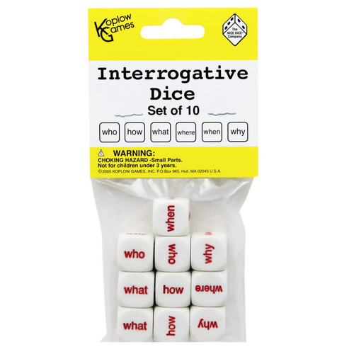 Koplow Interrogative Dice, Set Of 10 KOP12090