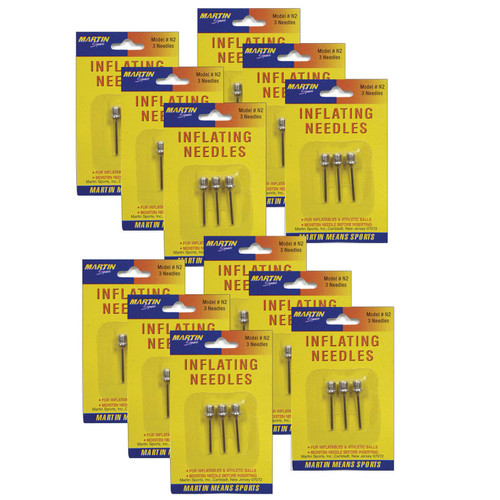 Martin Inflating Needles, 3 Per Pack, 12 Packs MASN2-12