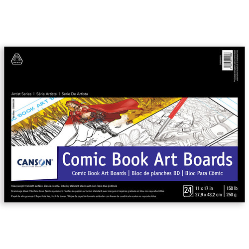 Canson Artist Series Comic Board, 24 Sheet, 11X17 Inch, 1 Count MCXC100510872