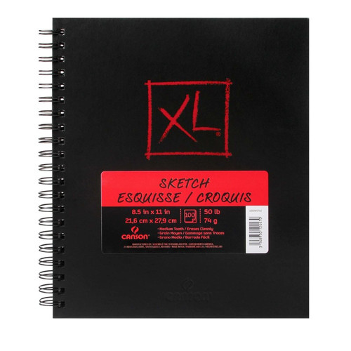 Canson Xl Series Sketch Art Book, 100 Sheet, 8.5X11 Inch, 1 Count MCXC400085766