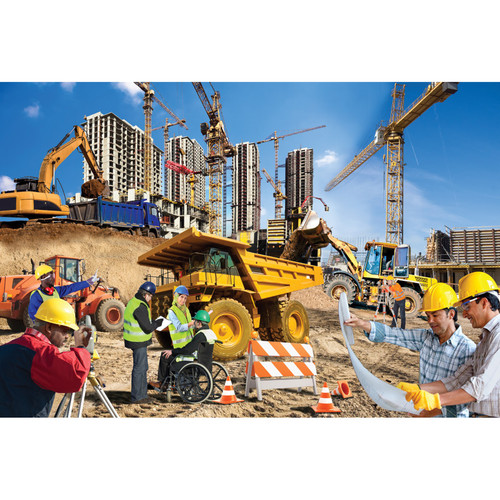 Mojo Construction Zone Floor Puzzle, 48 Pieces MJ-330004