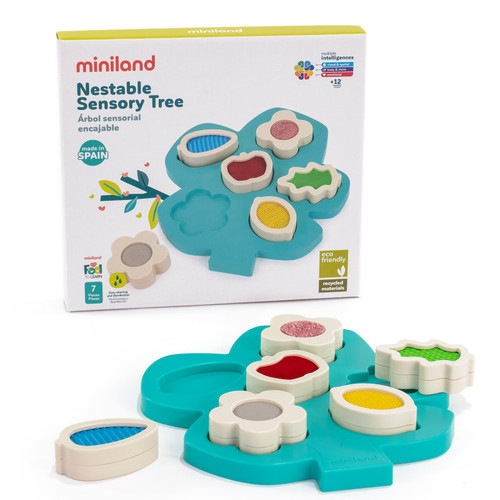 Miniland Feel To Learn: Nestable Sensory Tree MLE97344