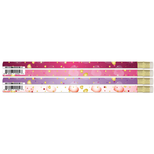 Musgrave Dreamy Hearts Pencils, 12 Per Pack, 12 Packs MUSD2450-12