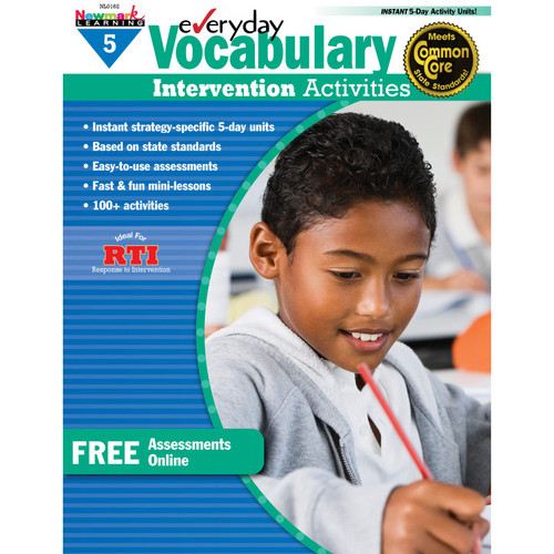Newmark Everyday Intervention Activities For Vocabulary, Grade 5 NL-0162