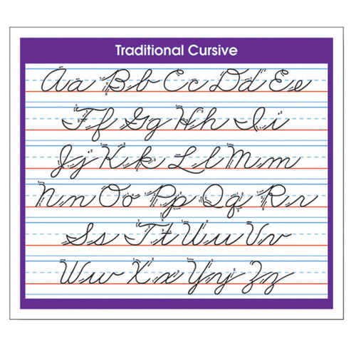 North Adhesive Traditional Cursive Desk Prompt, Pack Of 36 NST9056