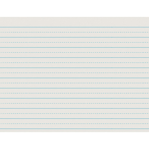 Pacon Newsprint Handwriting Paper, Alternate Dotted, Grade 2, 3/4" X 3/8" Ruled Long, 11" X 8-1/2", 500 Sheets PAC2622