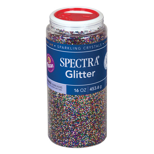 Spectra Glitter, Multi-Color, 1 Lb., 1 Jar PAC91790