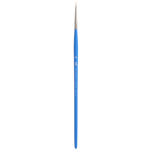 Princeton Select Artiste Short Liner Brush, Synthetic Bristles, Short Handle Mixed Media Paintbrush, Jewel Blue, Size 18/0, 1 Count PBXP3750SL180