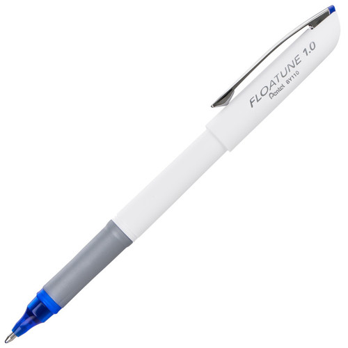 Pentel Floatune Rollerball, 1.0Mm, Bold Line, Blue Ink, 1 Dozen PENBY110C