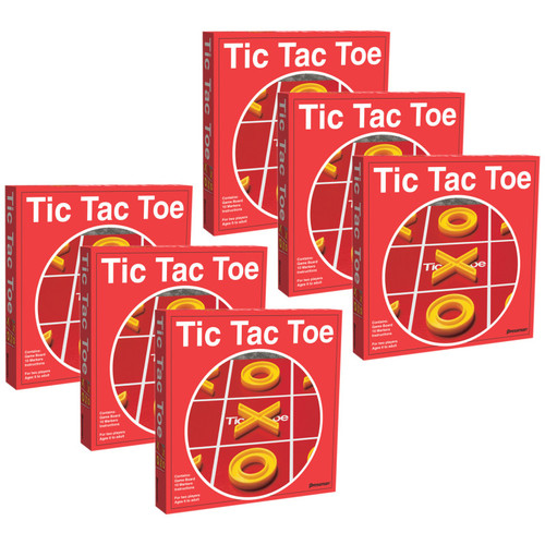 Pressman Tic Tac Toe Board Game, Pack Of 6 PRE150512-6