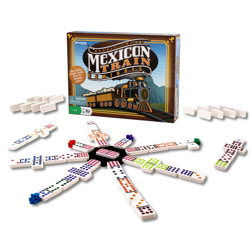 Pressman Mexican Train Dominos PRE3928