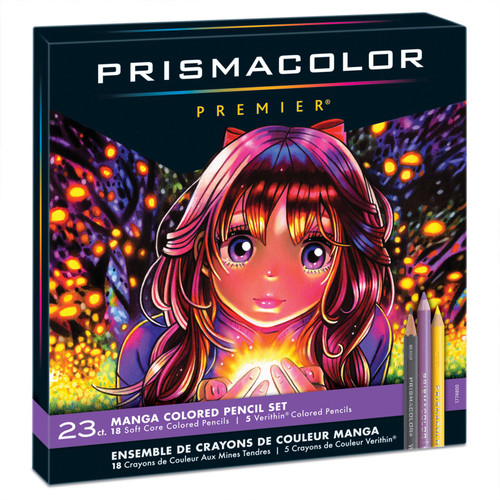 Prismacolor Premier Colored Pencils, Manga Colors, 23 Count PSM1774800